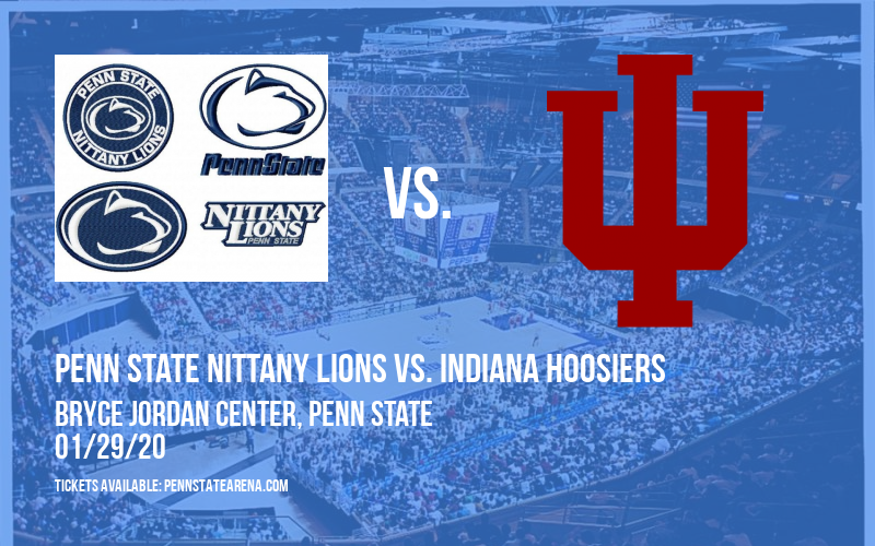 Penn State Nittany Lions vs. Indiana Hoosiers at Bryce Jordan Center