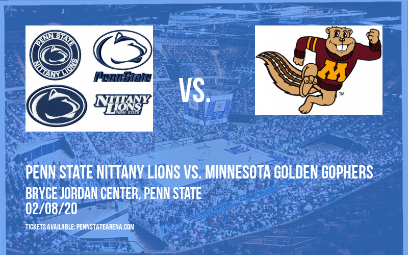 Penn State Nittany Lions vs. Minnesota Golden Gophers at Bryce Jordan Center tickets Penn State Nittany Lions vs. Minnesota Golden Gophers at Bryce Jordan Center