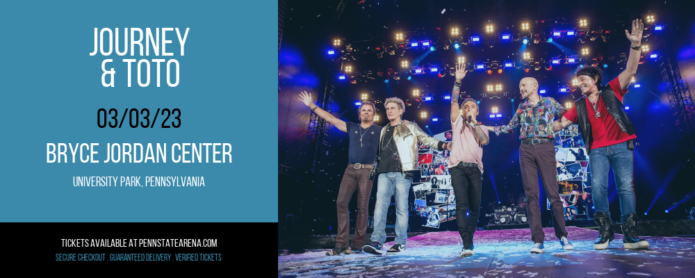 Journey & Toto at Bryce Jordan Center tickets Journey & Toto at Bryce Jordan Center