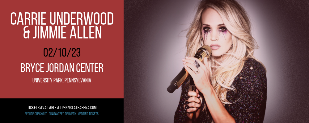 Carrie Underwood & Jimmie Allen at Bryce Jordan Center