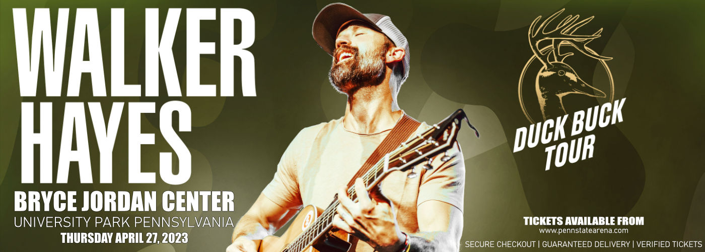 Walker Hayes at Bryce Jordan Center tickets Walker Hayes at Bryce Jordan Center