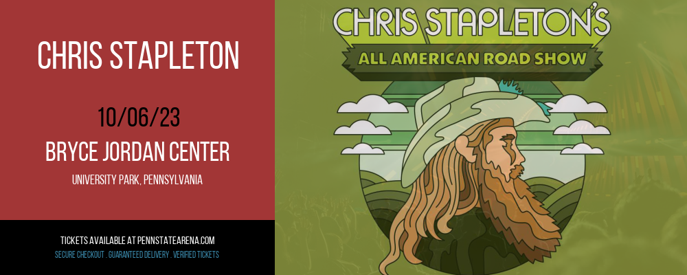 Chris Stapleton at Bryce Jordan Center